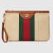 Gucci Vintage Canvas Portfolio Pouch