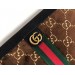 Gucci Brown GG Velvet Portfolio Pouch Bag