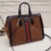 Gucci Brown Ophidia Medium Top Handle Bag