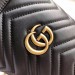 Gucci GG Marmont Mini Bucket Bag In Black Matelasse Leather